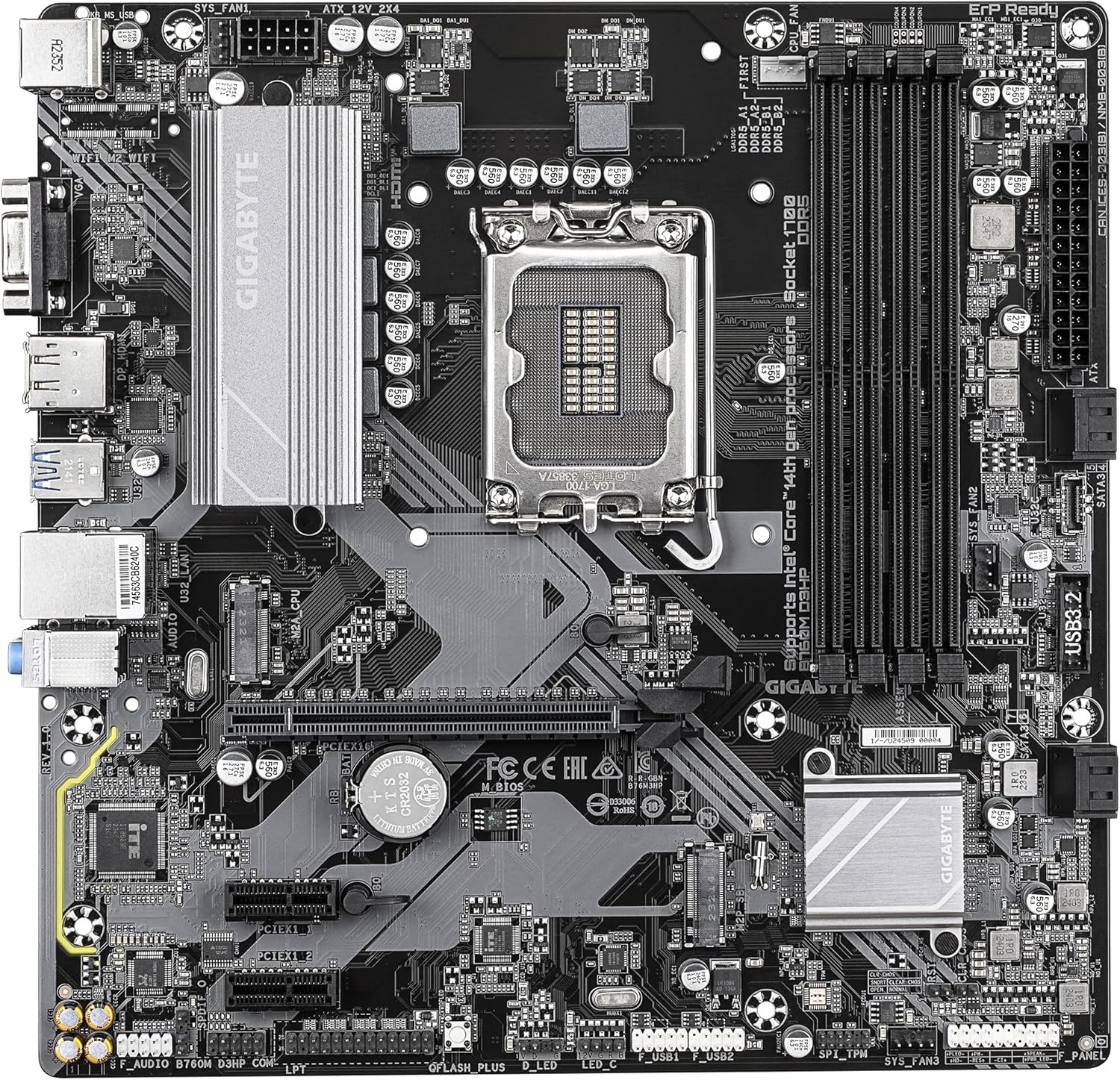 Detalle 2 de Carte mère B760M D3HP Intel DDR5