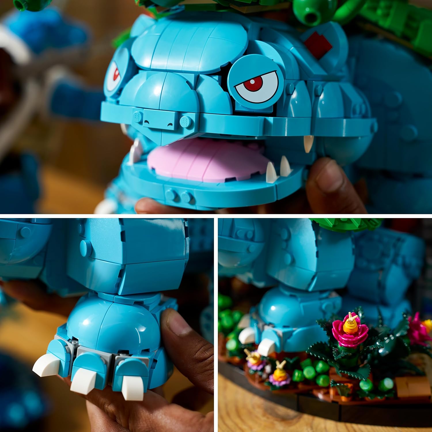 Detalle de LEGO Pokémon 72153 Venusaur, Charizard en Blastoise bouwset, 6.838 onderdelen