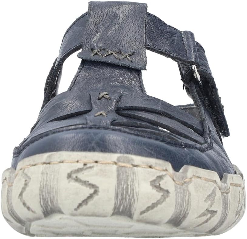 Detalle 2 de Rieker Damen Clogs L0396 – Slipper aus Echtleder