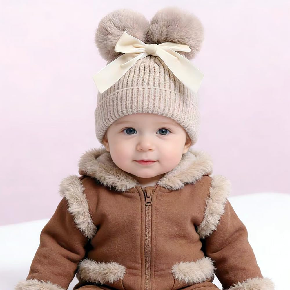 Thumbnail 5 de Uniyoung Baby Winter Hat Bowknot Beanie