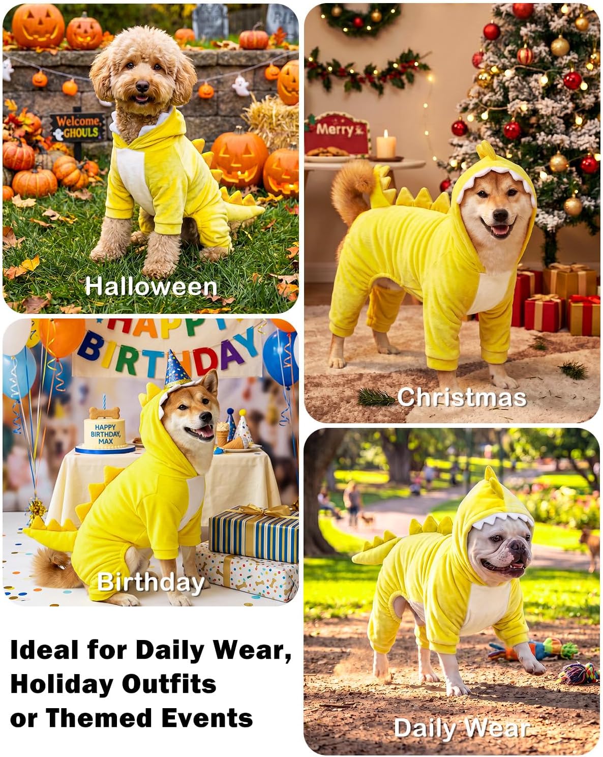 Detalle 2 de CuteBone Pet Costume Onesie XS