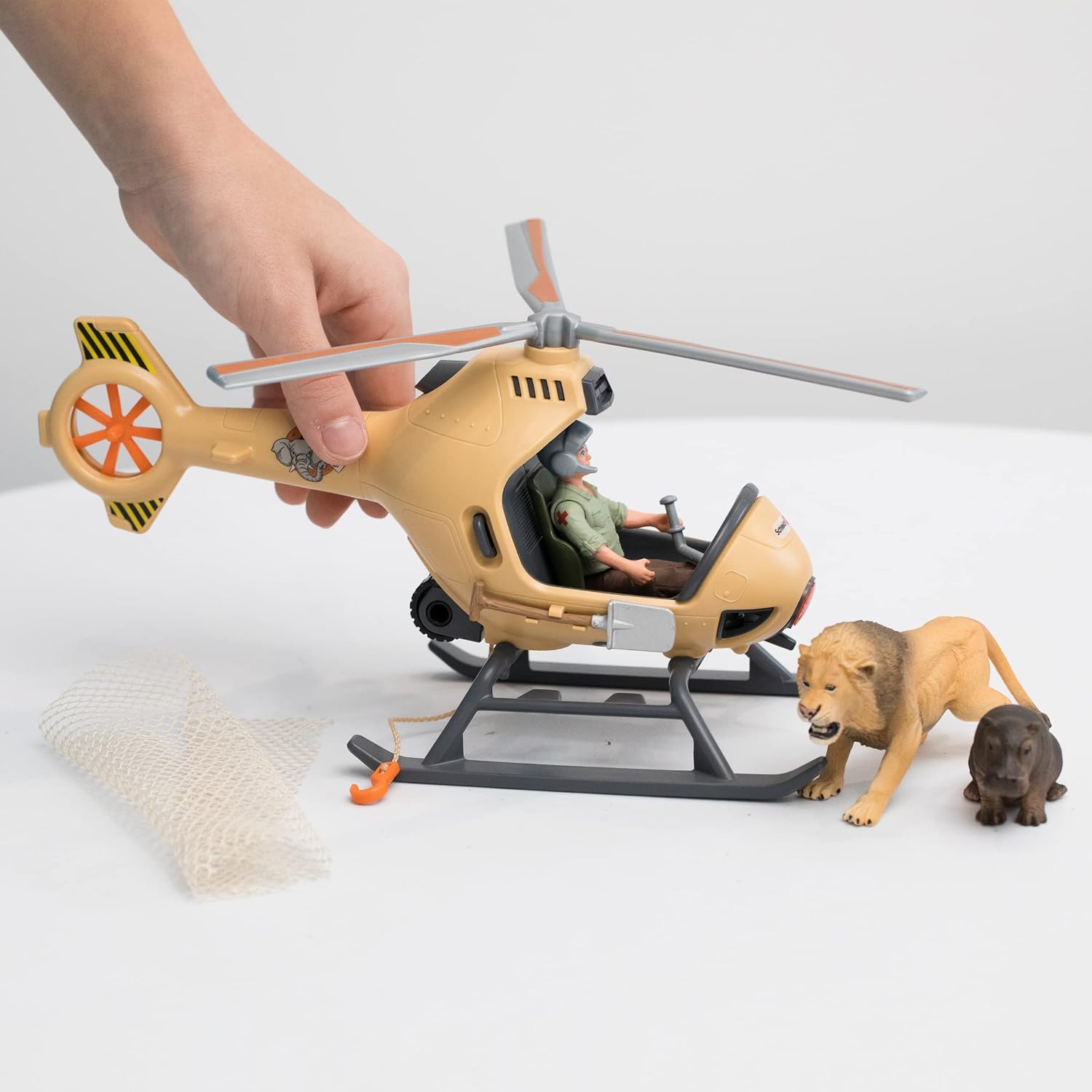 Thumbnail 2 de Schleich 42476 helikopter ratowniczy dla zwierząt Wild Life z ruchomymi łopatami