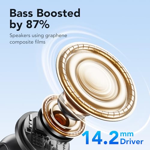 Detalle 2 de TIMU Auricolari Bluetooth 5.4 con 4 microfoni ENC, display LED e IP7