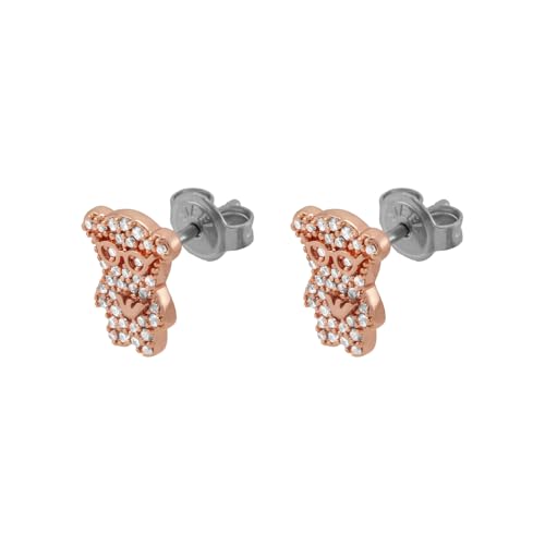 Thumbnail 3 de Emporio Armani Pendientes de mujer con cierre de poste en latón y acabado oro rosa
