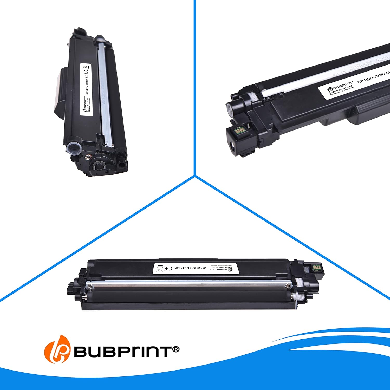 Thumbnail 6 de Bubprint TN-247 Compatible pour Toner Brother TN-243/247 – Lot 4 (CMYK) pour MFC-L3750CDW, DCP-L3550CDW, MFC-L3770CDW, HL-L3210CW, HL-L3230CDW et plus