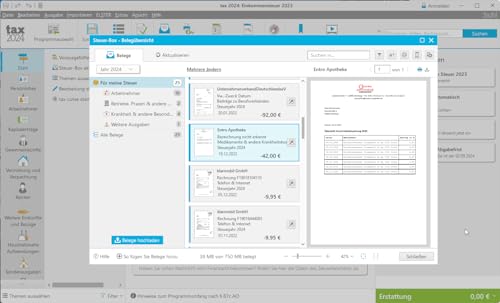 Thumbnail 5 de Tax 2024 (für Steuerjahr 2023) von Buhl Data Service – Aktivierungscode per Email