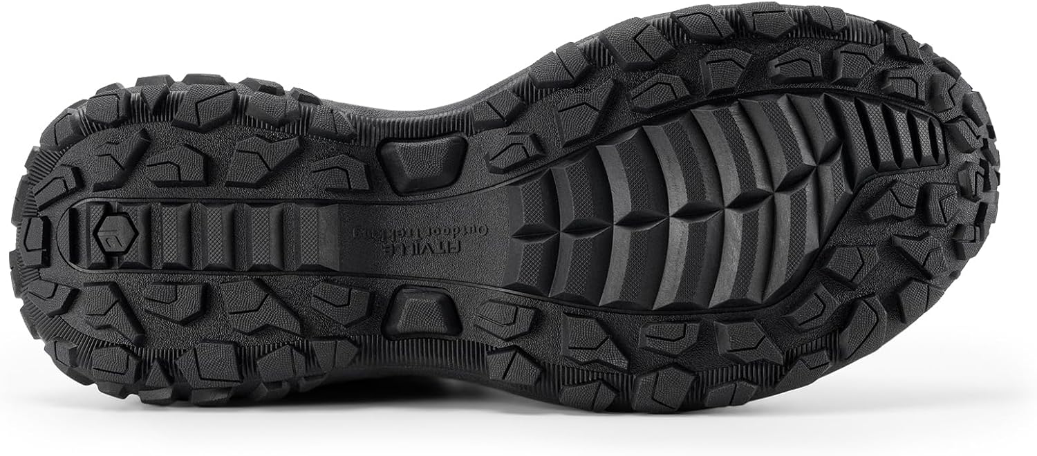 Detalle 2 de FitVille Chaussures de randonnée homme extra-larges respirantes antidérapantes