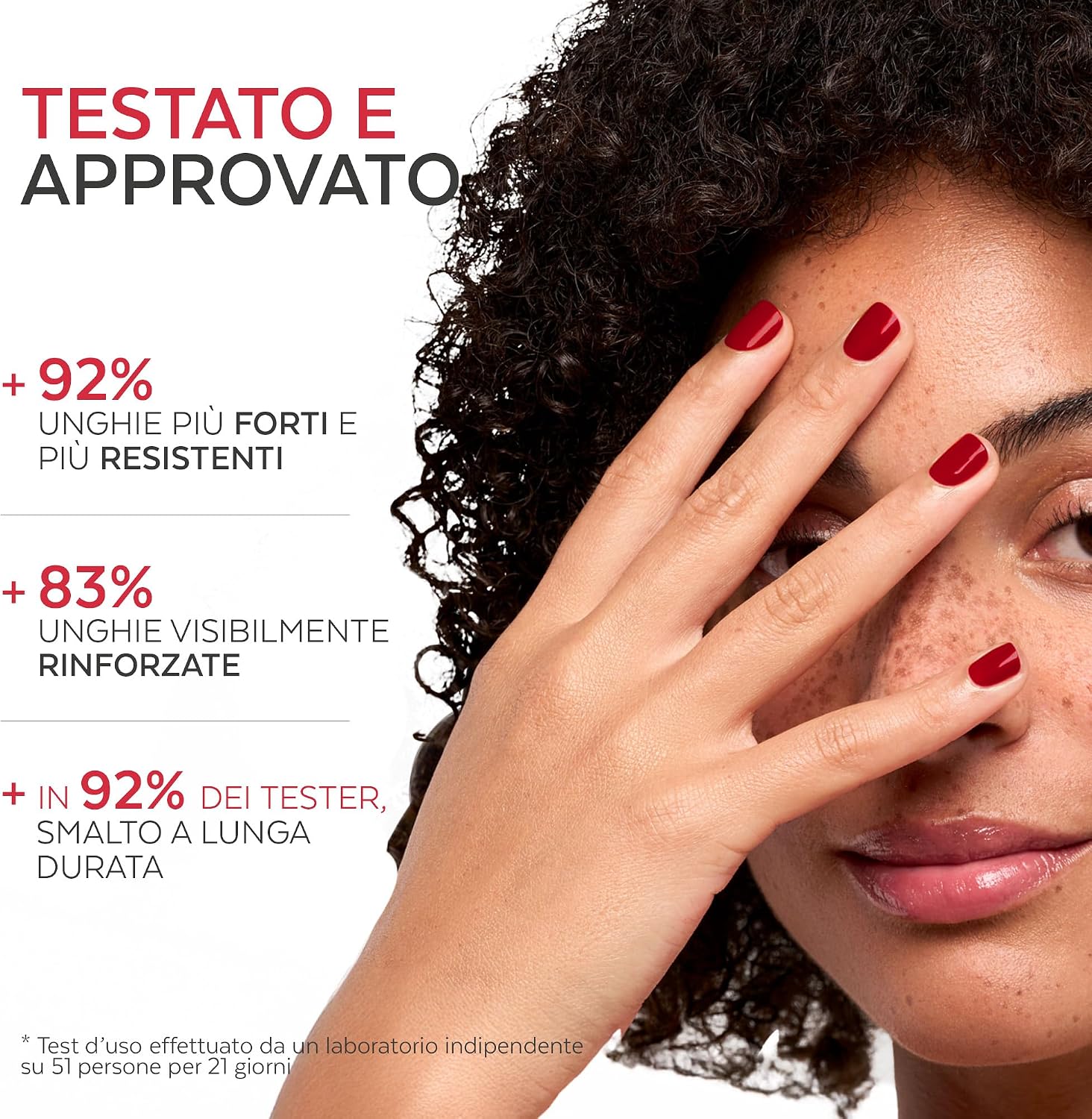 Detalle de PODERM Smalto rinforzante unghie con biotina, silicio e cheratina Color Strong (SWISS MADE)