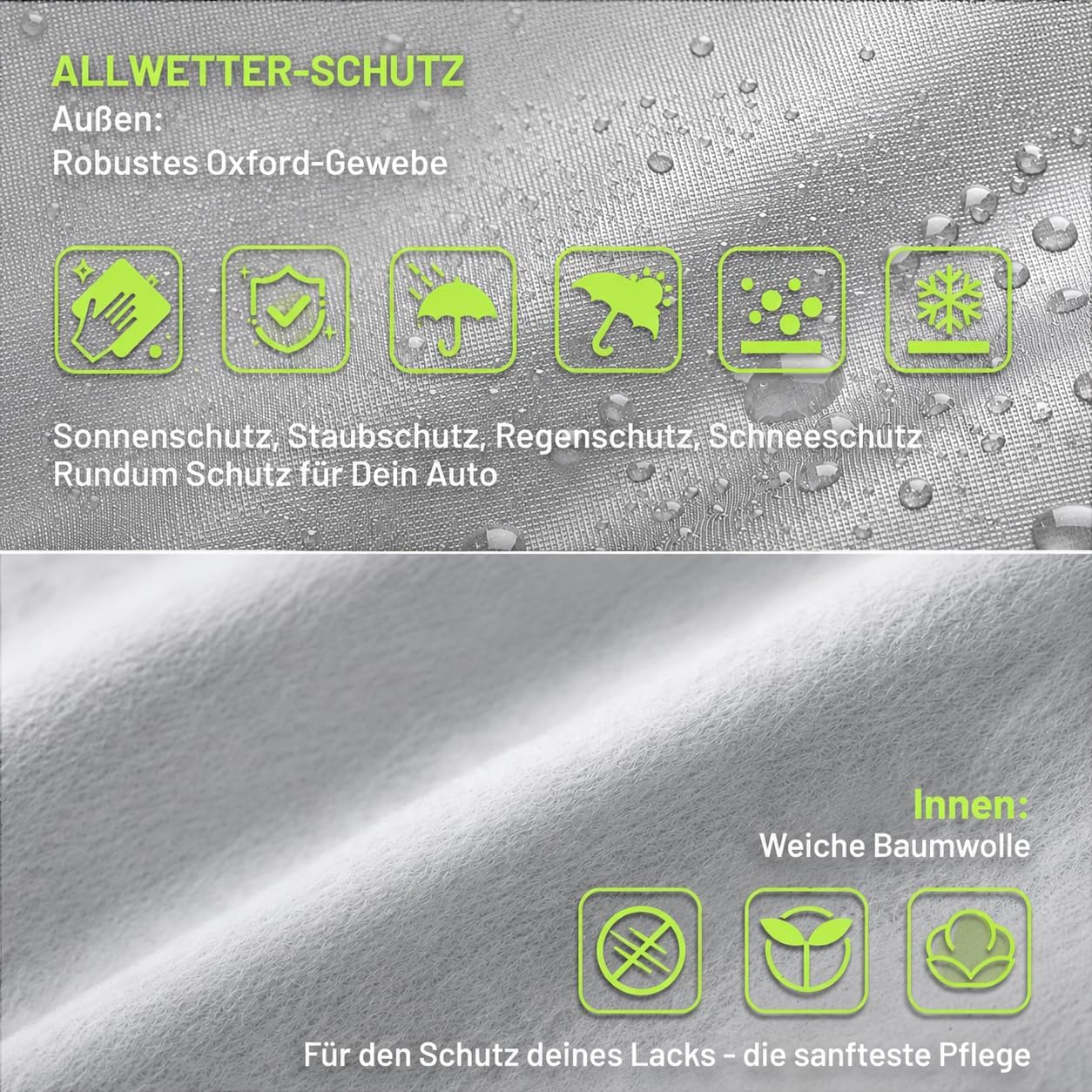 Thumbnail 2 de Favoto Autoabdeckung Vollgarage für Limousine 435–470 cm – Staub- und Wasserdicht, inkl. Transportbeutel