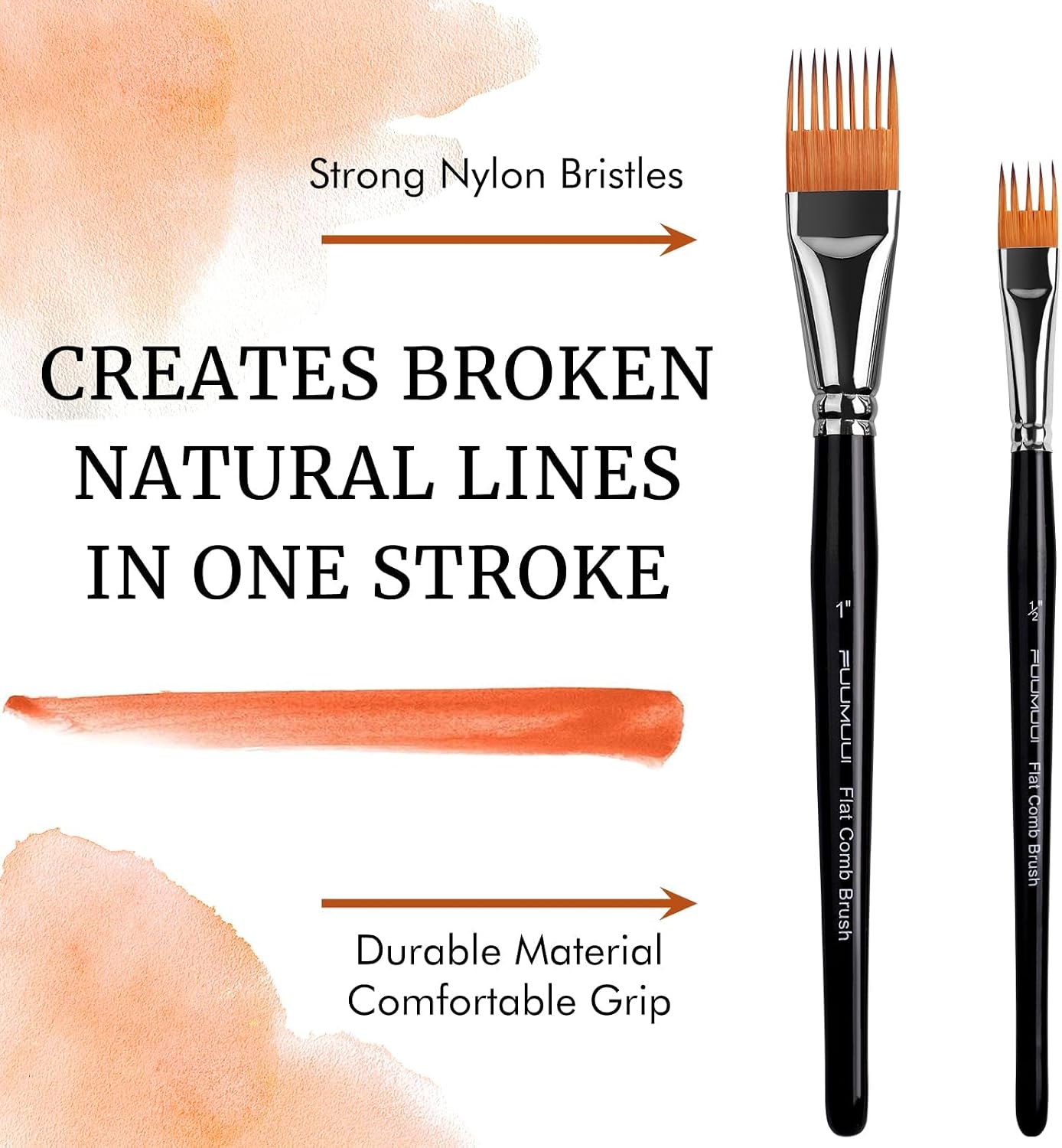 Thumbnail 2 de Fuumuui 5PCS Grainer Brush Set