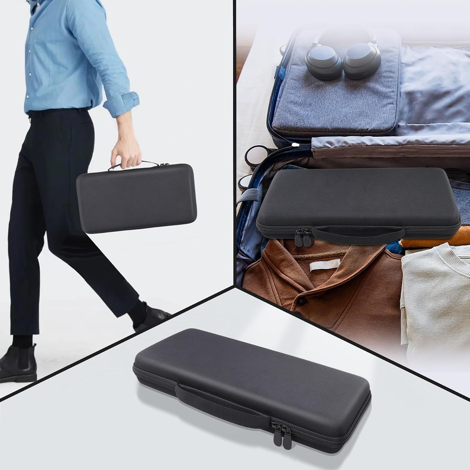 Thumbnail 6 de co2CREA Hard Case for Logitech Alto Keys K75M Keyboard, EVA Shell