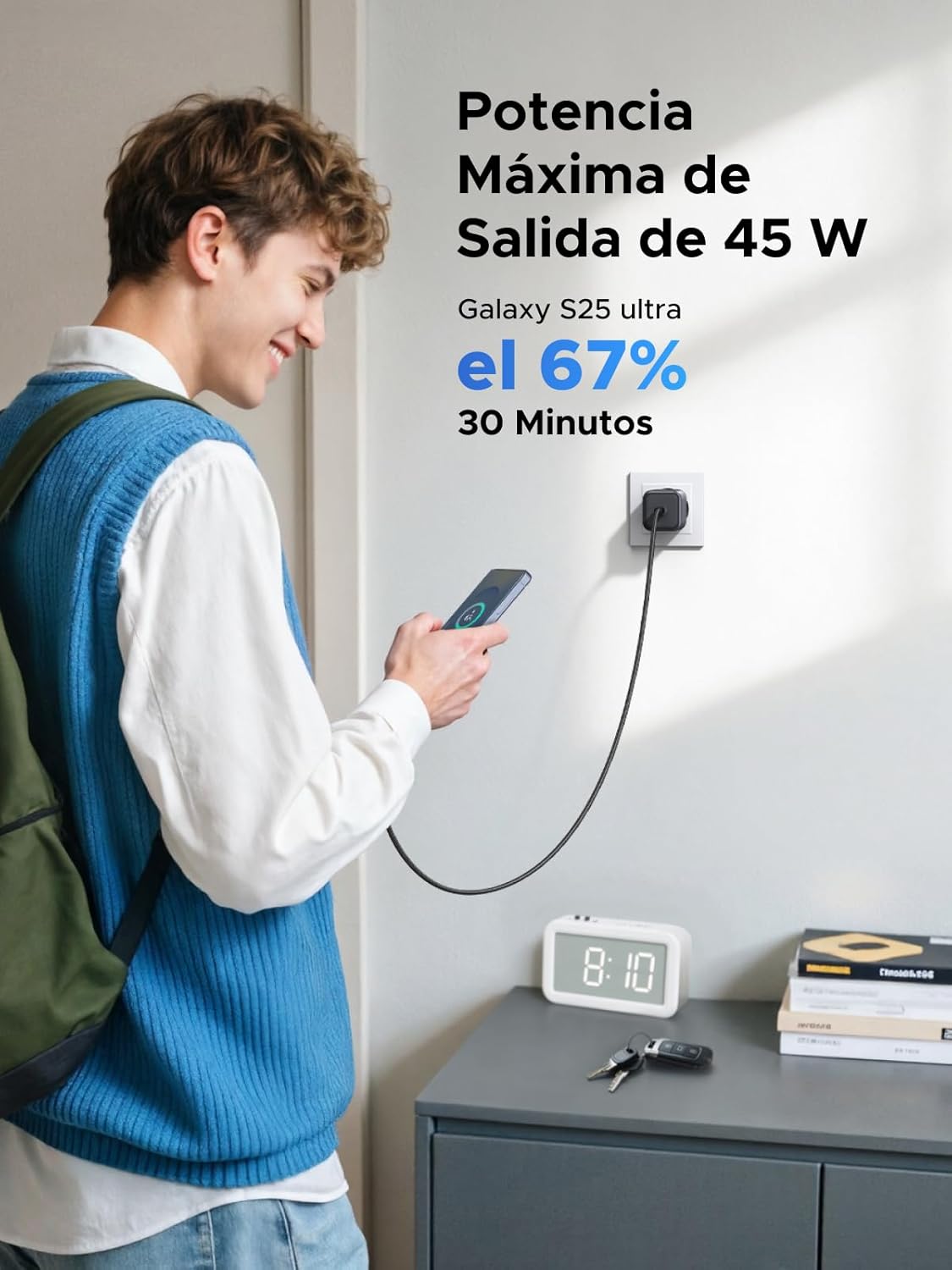 Thumbnail 2 de UGREEN Zapix Cargador USB C 45W