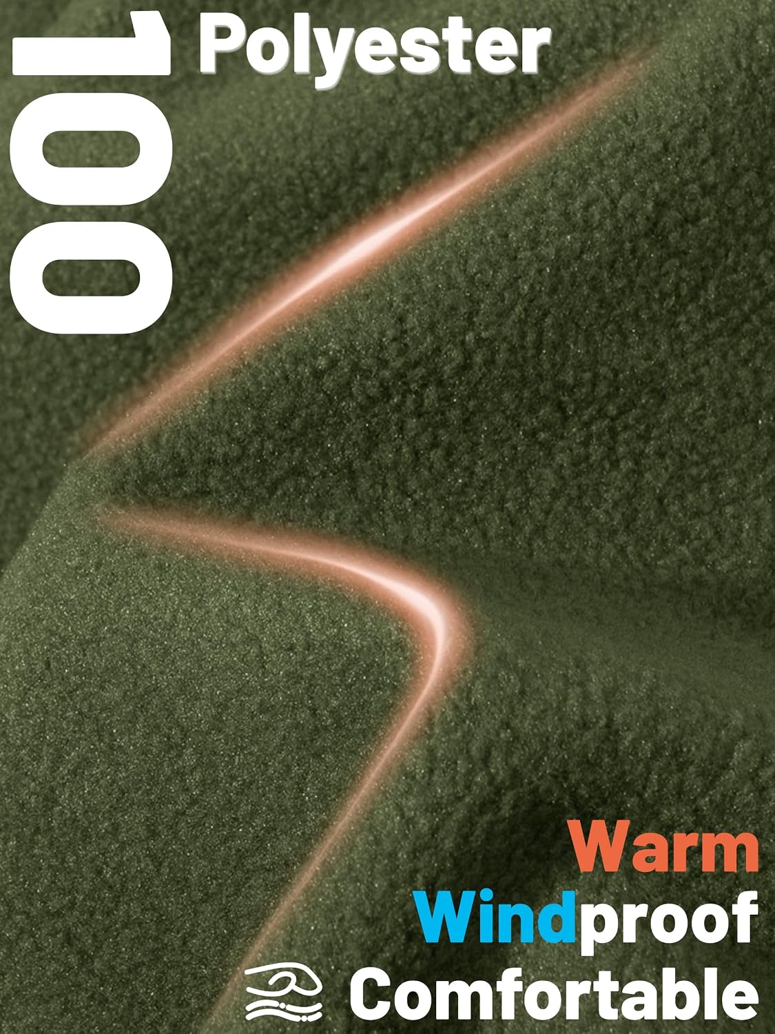 Detalle 2 de TACVASEN Windproof Fleece Jacket