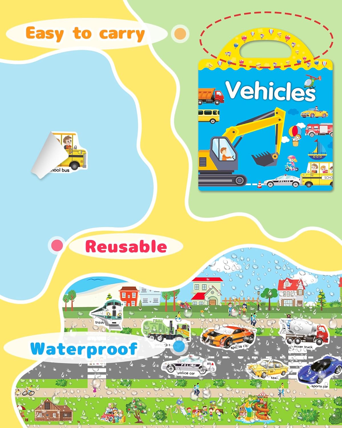 Thumbnail 4 de Benresive Reusable Sticker Book 36 🎨