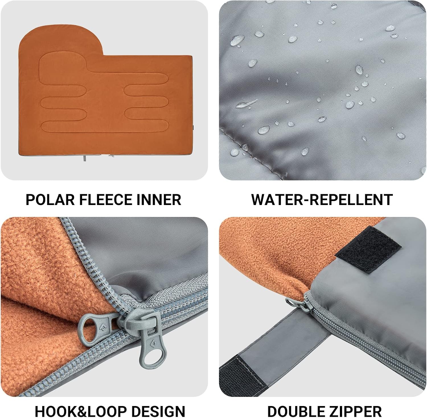 Thumbnail 3 de KingCamp sac de couchage imperméable pour chien 110 x 70 cm, couverture chauffante lavable