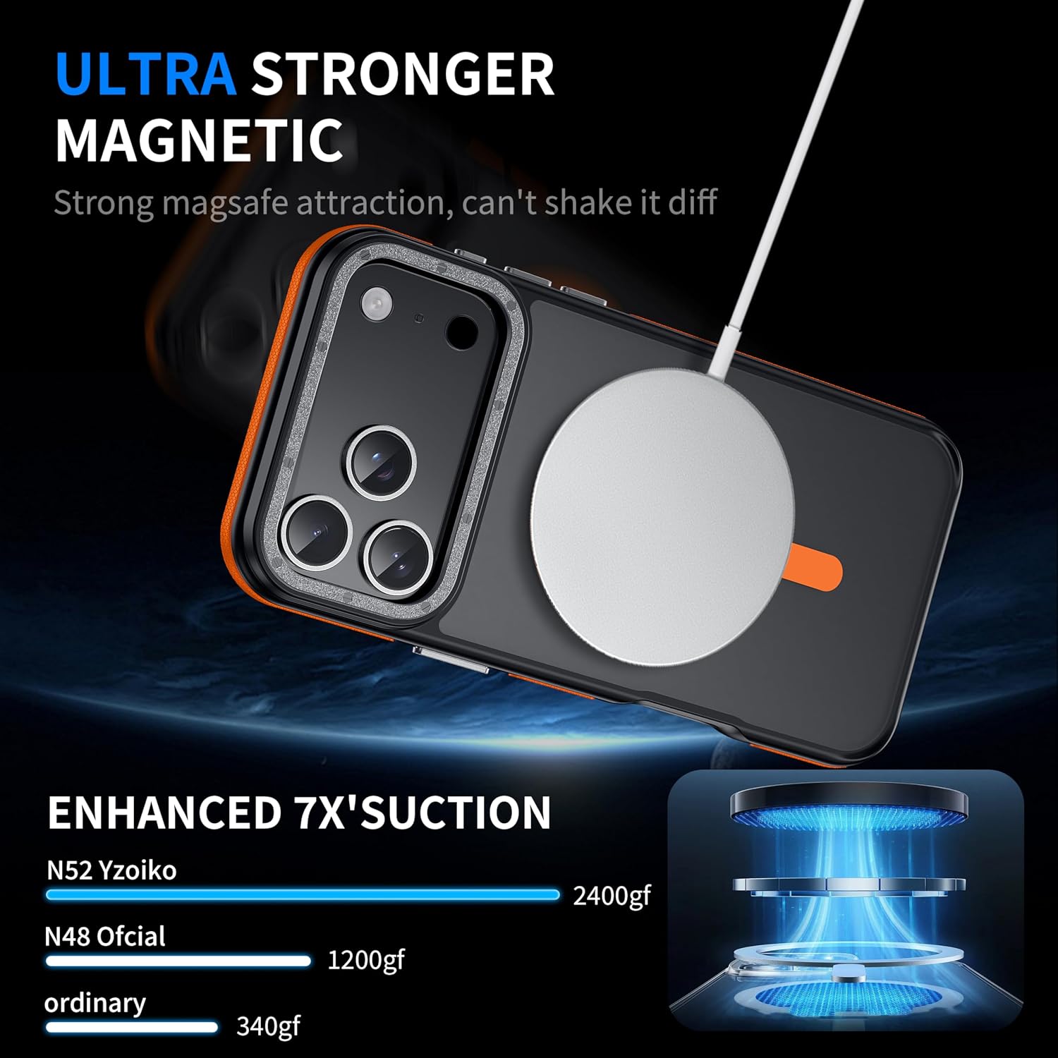 Thumbnail 5 de Yzoiko iPhone 17 Pro Max case 6.9-inch MagSafe