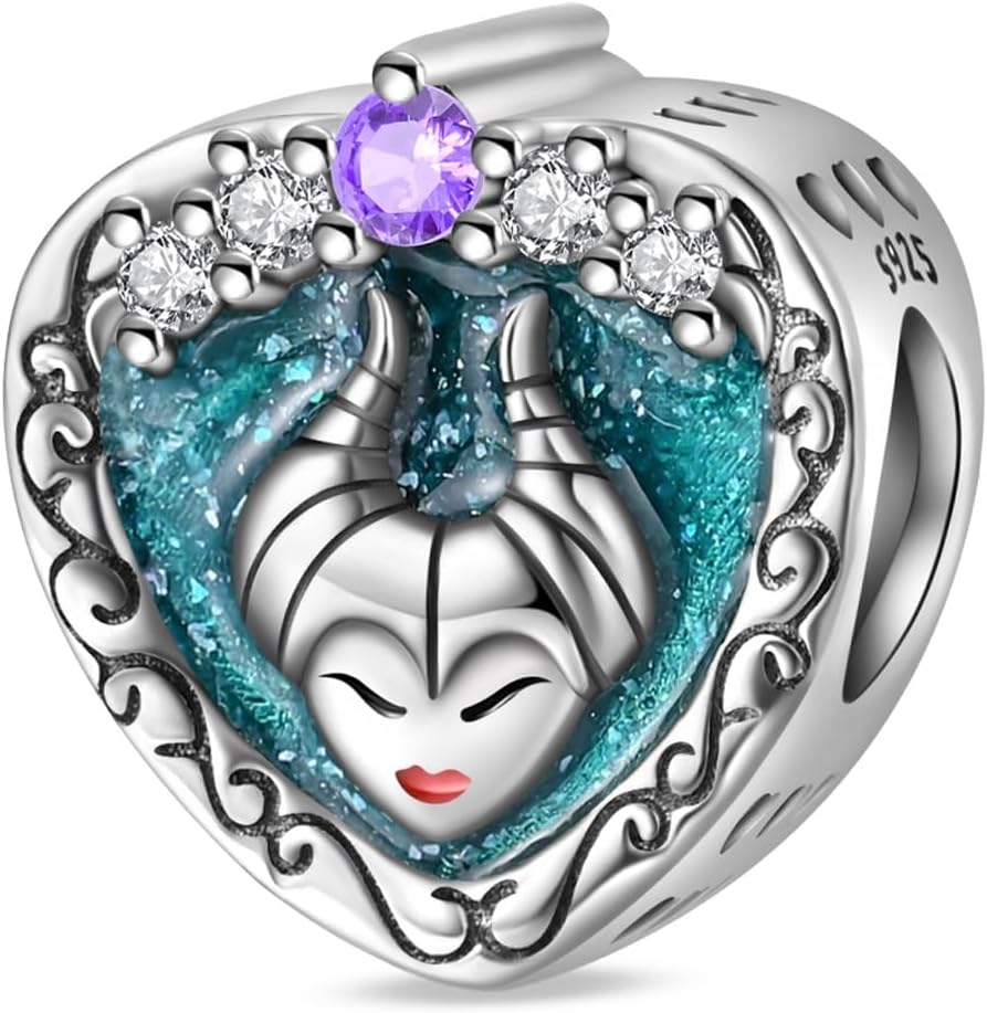 Detalle de TINSLO Ciondolo in Argento Sterling 925 con Cubic Zirconia – Compatibile con Braccialetti e Collane Europee
