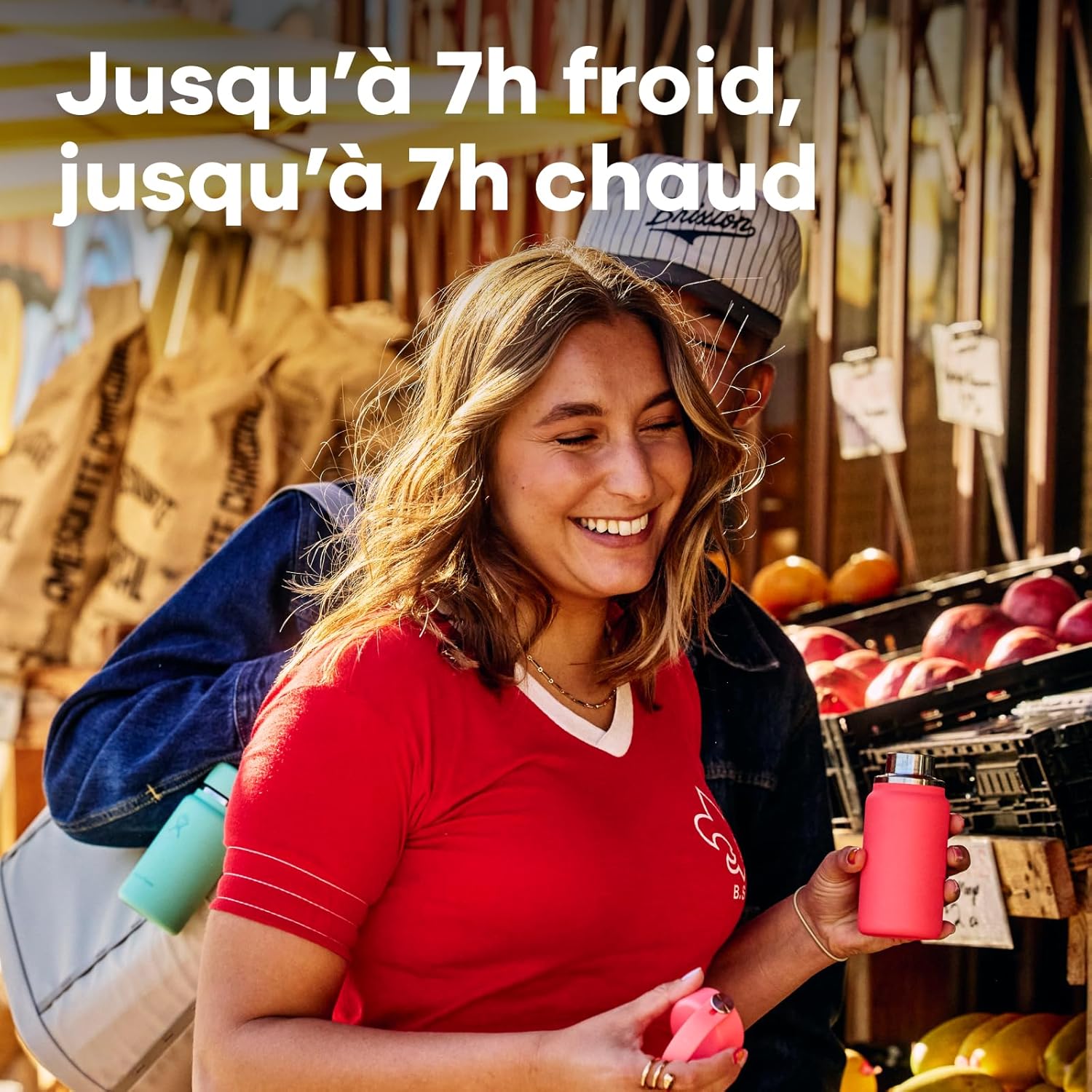 Detalle de Hydro Flask Micro Hydro 200 ml – Mini-flasque isolée et étanche avec sangle à clip