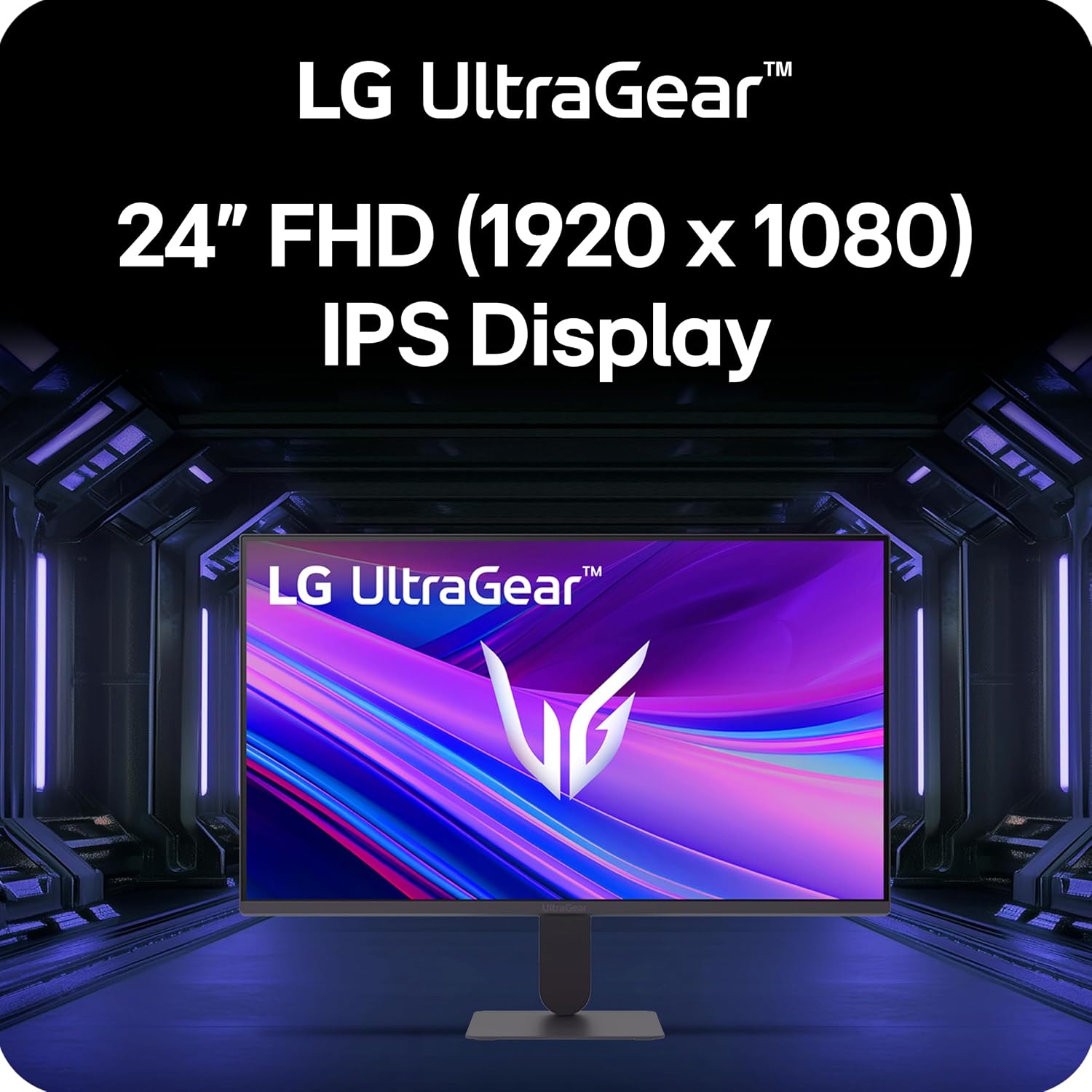 Thumbnail 1 de LG 24G411A-B 24-inch Ultragear 144Hz Gaming Monitor
