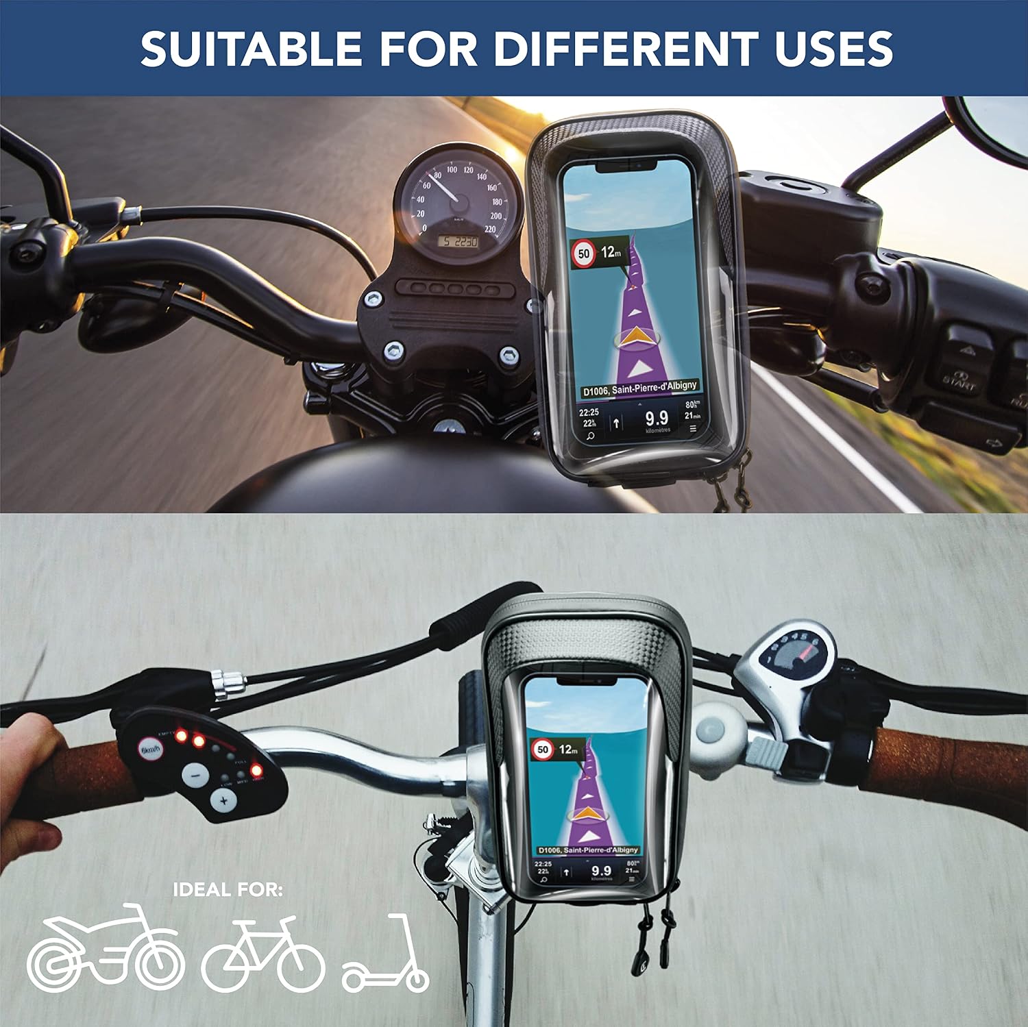 Thumbnail 6 de cellularline | Rider Shield - Soporte para Moto y Bicicleta
