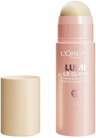 Detalle de L’Oréal Paris Lumi Glass Highlighter Stick 635 Golden Couture – Glow discret, multi-usage