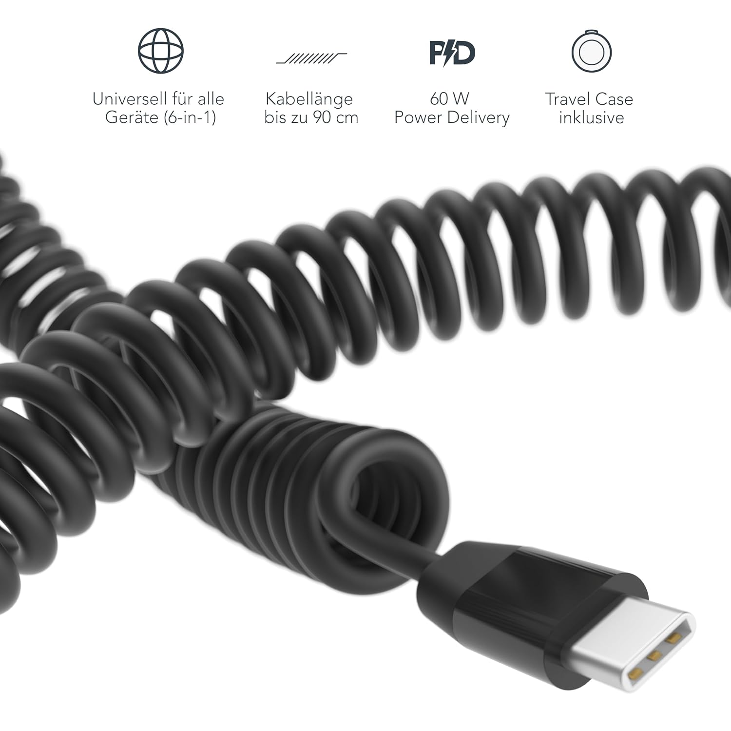 Detalle 2 de VONMÄHLEN allroundo eco 90 cm All-in-One Ladekabel