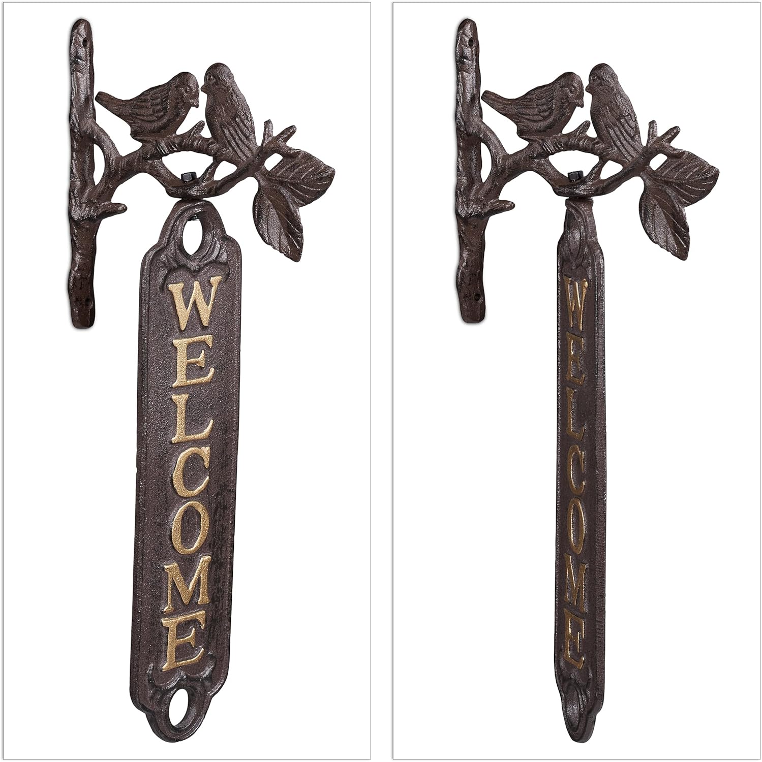 Detalle 2 de Relaxdays Cartello Welcome 39,5 cm