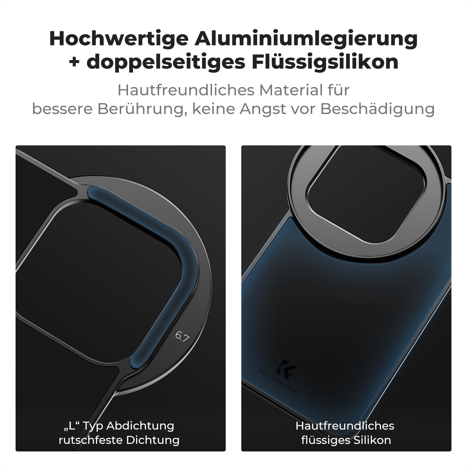 Thumbnail 2 de K&F CONCEPT Magnetischer Filterrahmen für 6,7 Zoll iPhone (67 mm Gewinde) – kompatibel mit iPhone 16/15/14/13 Pro Max und Plus