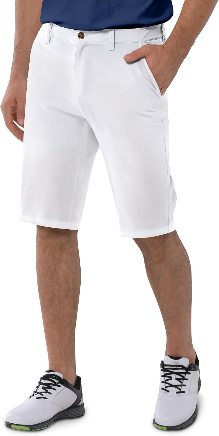 Detalle de 33,000ft Men's Golf Shorts Dry Fit, 11" Lightweight Quick Dry Bermuda Shorts