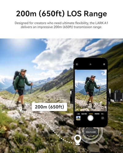 Detalle 2 de Hollyland LARK A1 Wireless Mini Microphone for iPhone 15/16 & Android