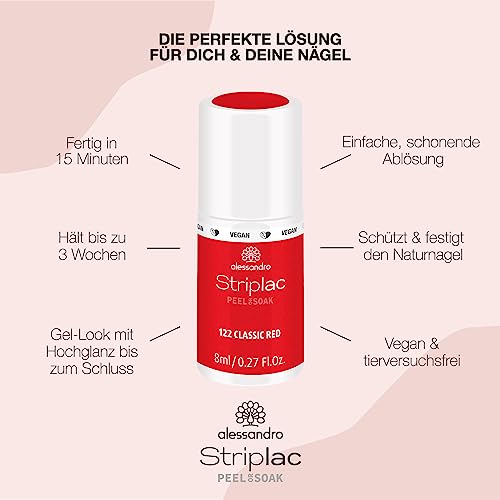 Thumbnail 4 de alessandro Striplac UV-Nagellack Classic Red – langanhaltend 8 ml