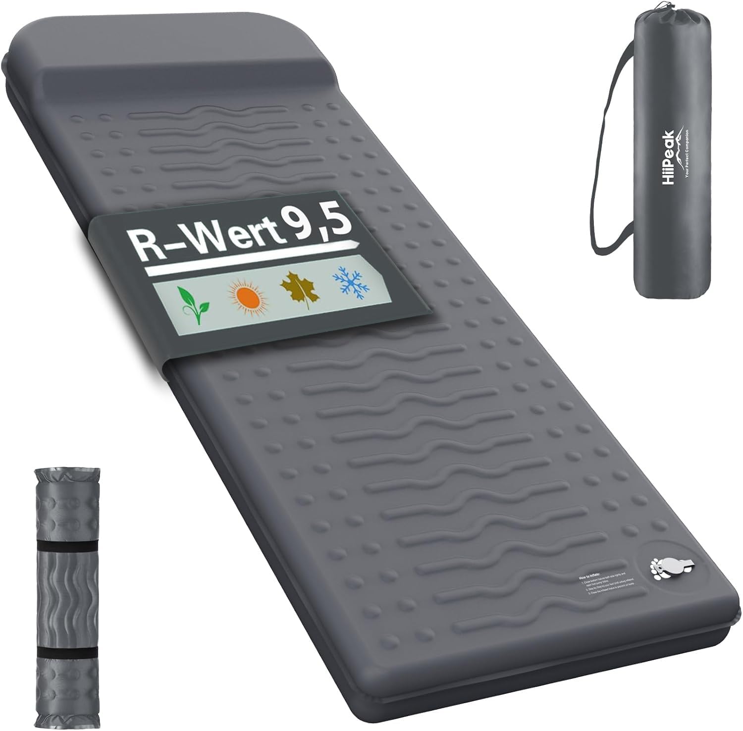 Detalle de HiiPeak Isomatte R-Wert 9,5