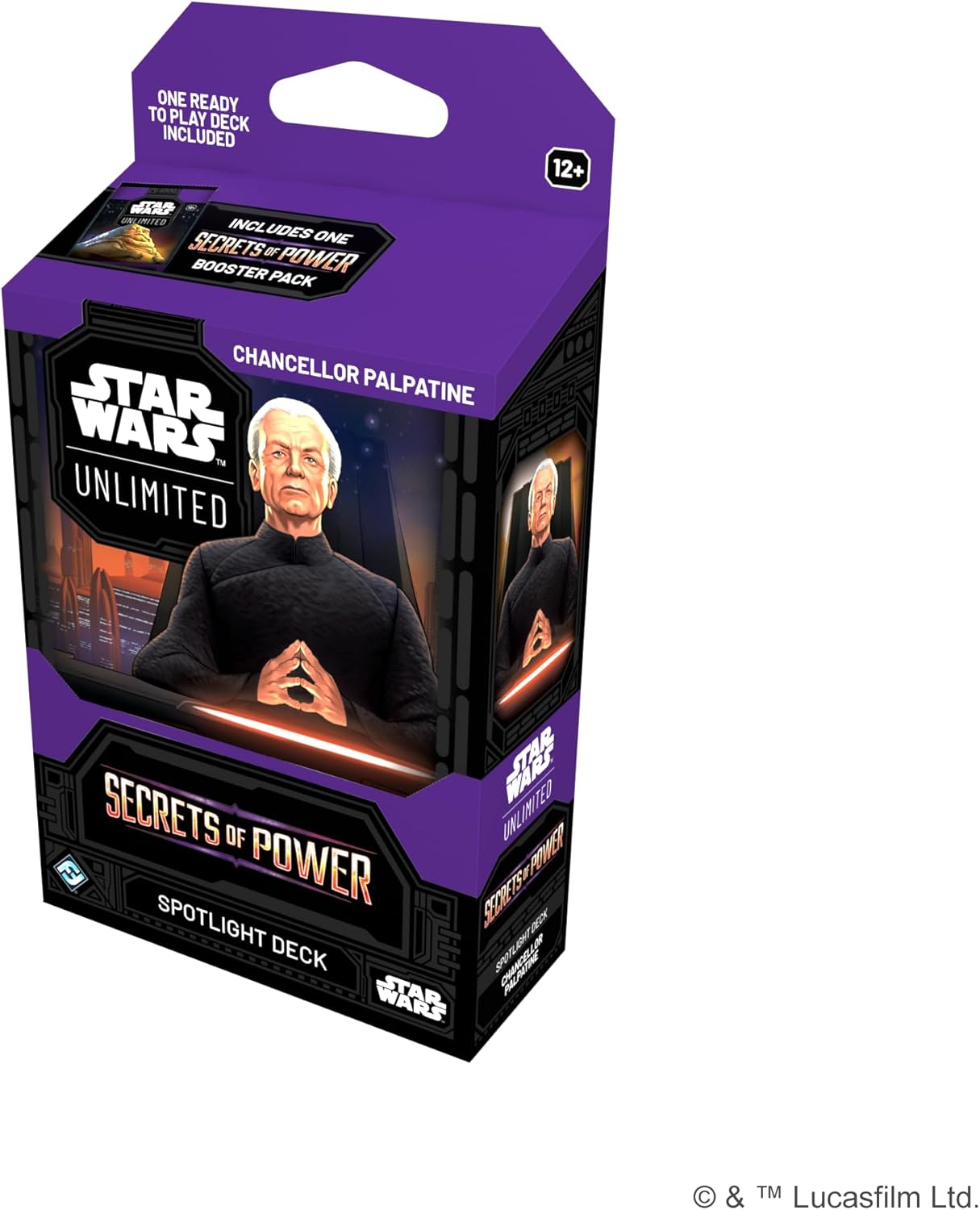 Detalle 2 de Star Wars: Unlimited TCG Chancellor Palpatine 50 cartas