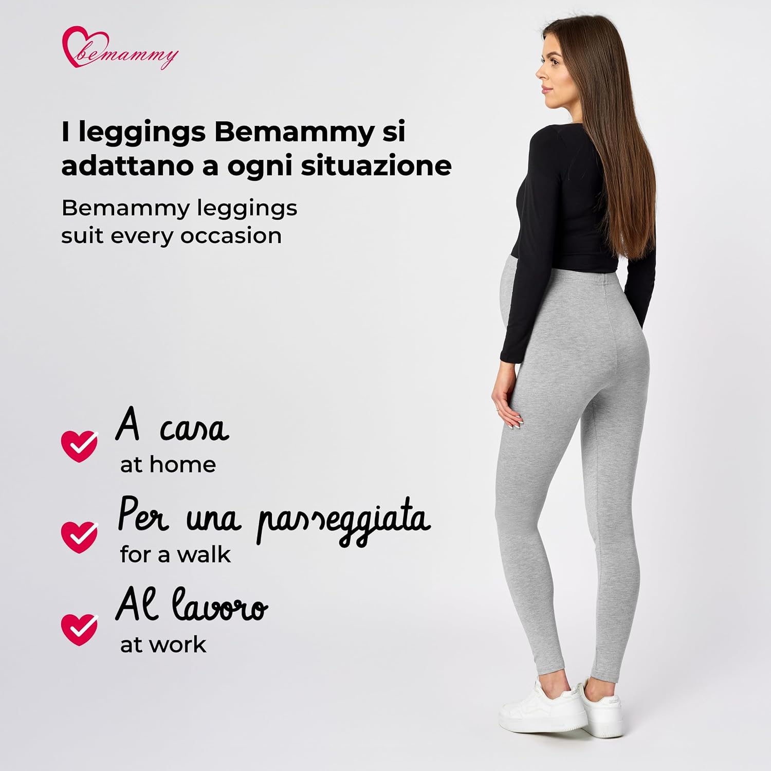 Thumbnail 4 de Leggings premaman lunghi BE20-230