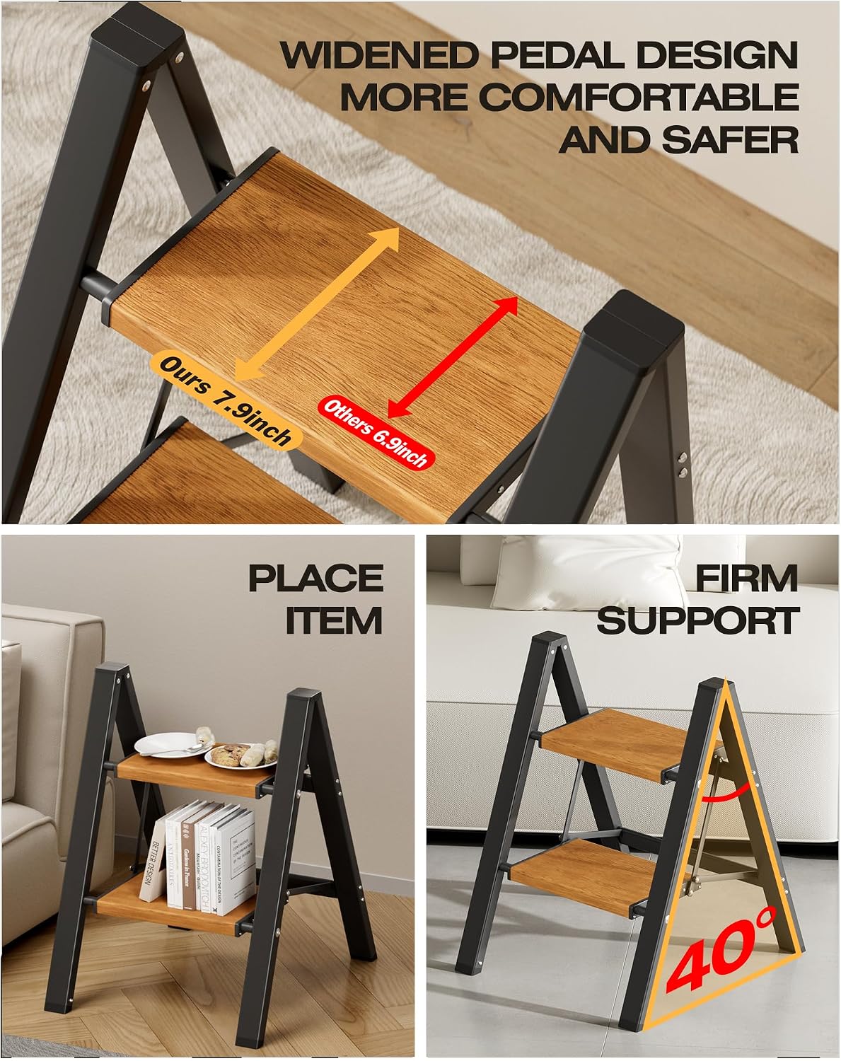 Thumbnail 6 de Taranta Aluminum Step Stool