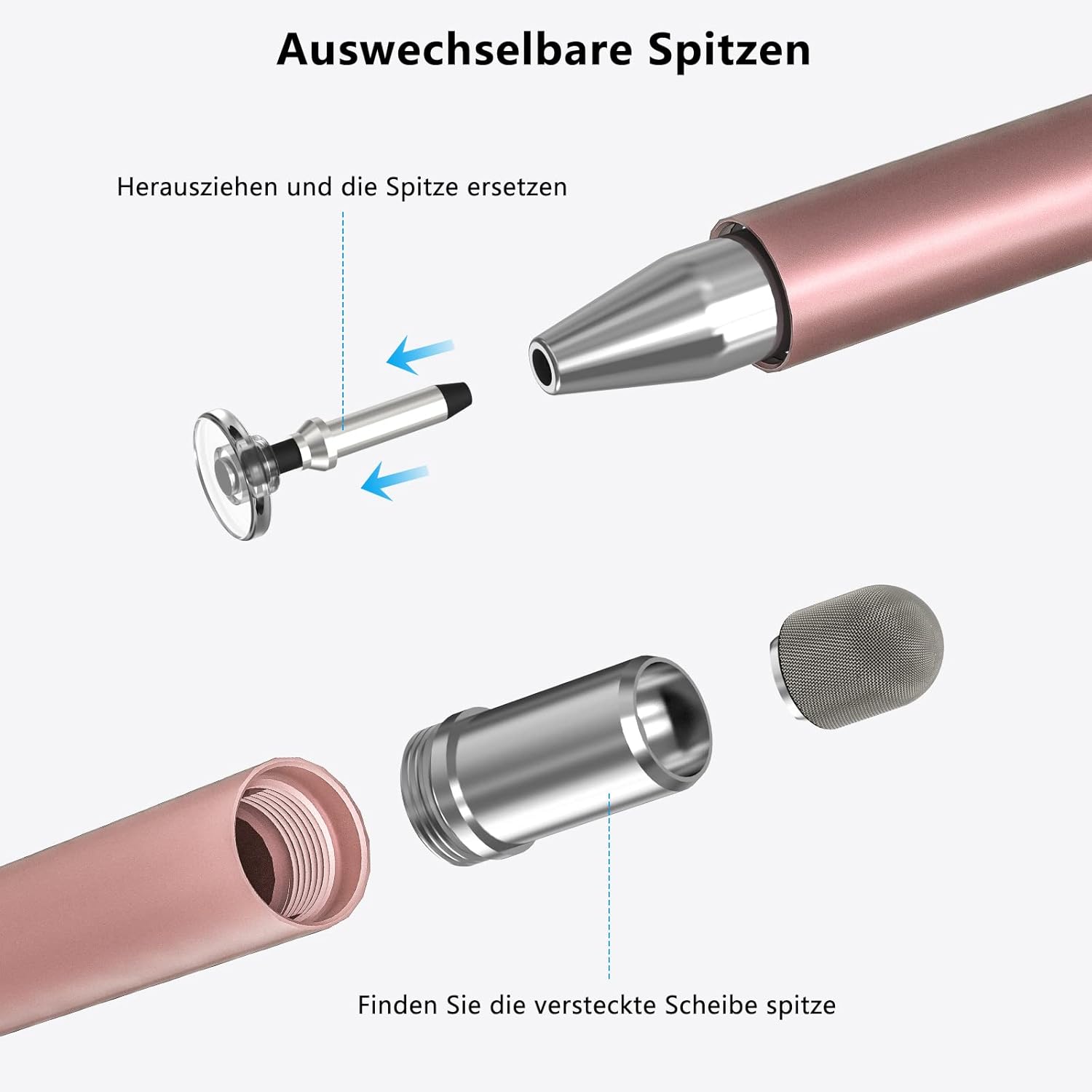 Thumbnail 5 de SENKUTA Tablet Stift – 2-in-1 Stylus für alle Tablets und Handys, kabellos, kein Ladeaufwand