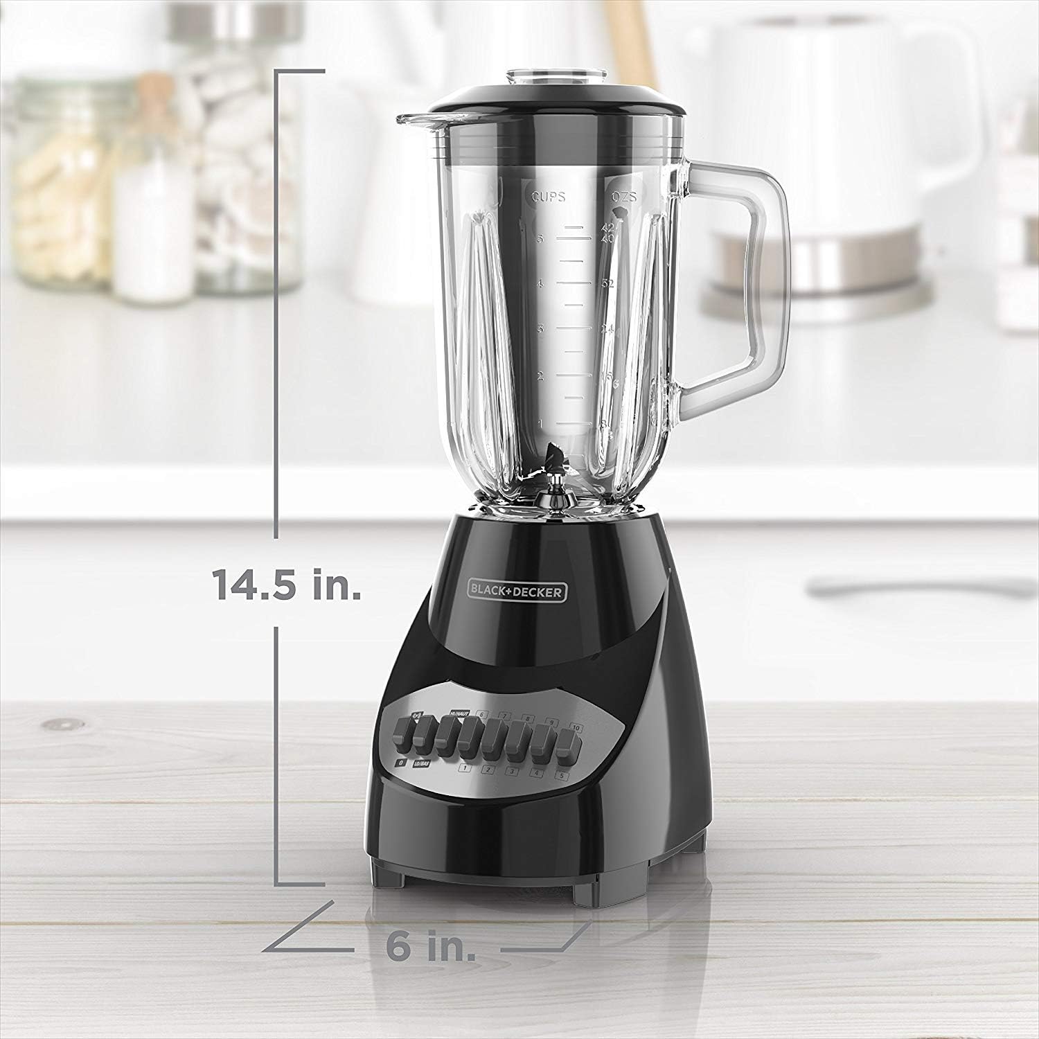 Thumbnail 2 de BLACK+DECKER Blender BL2010BG 6-Cup Glass