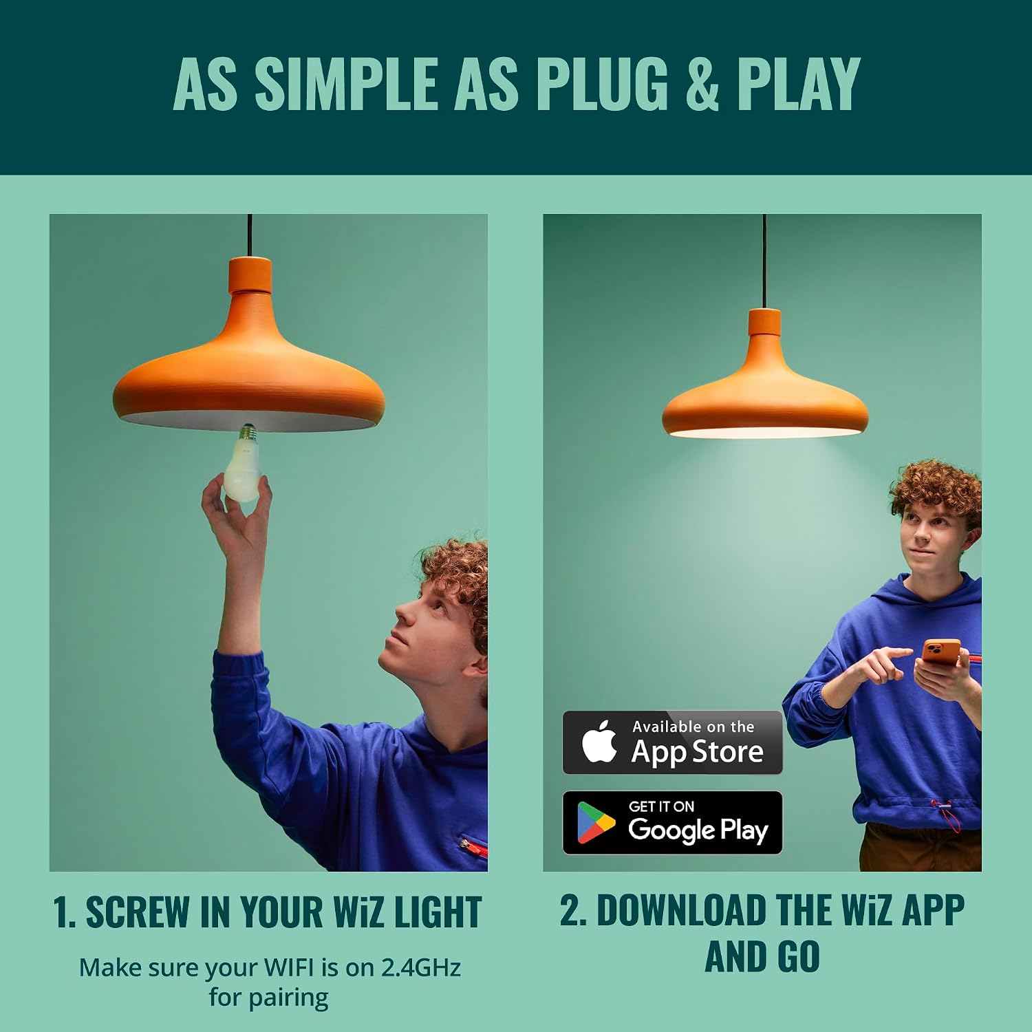 Detalle 2 de WiZ A19 Smart Light Bulb
