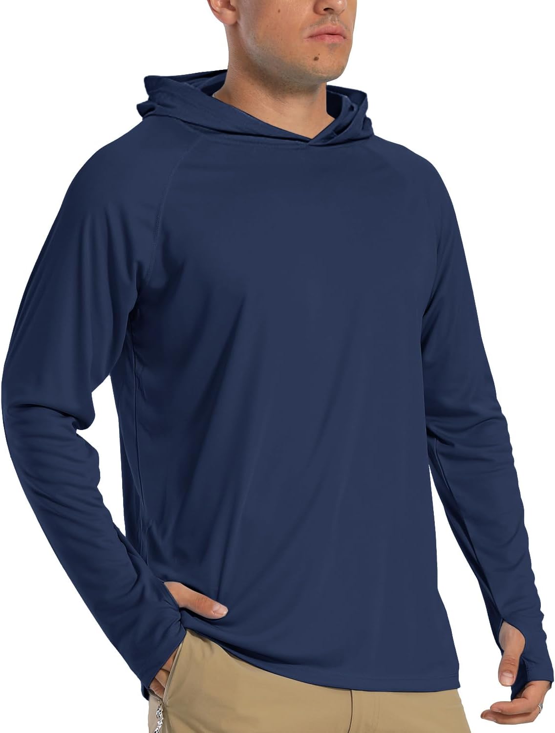 Thumbnail 6 de TACVASEN Herren UV-Schutz Hoodie mit Kapuze (UPF 50+, Quick Dry, Daumenlöcher)