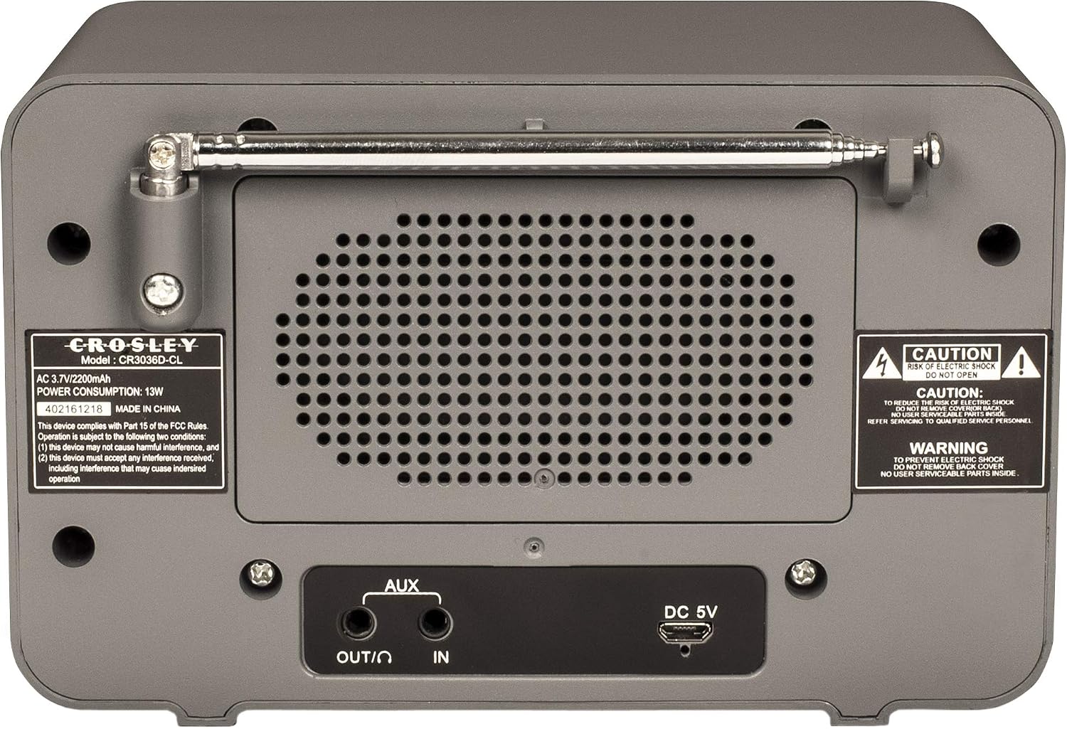 Thumbnail 3 de Crosley Tribute Portable Bluetooth Radio Speaker