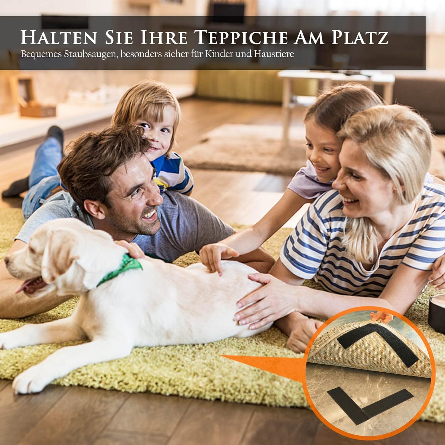 Thumbnail 3 de Blooven Klettband Selbstklebend 5 m – Extrastark, 50 mm breit, doppelseitig mit Klettverschluss, Schwarz