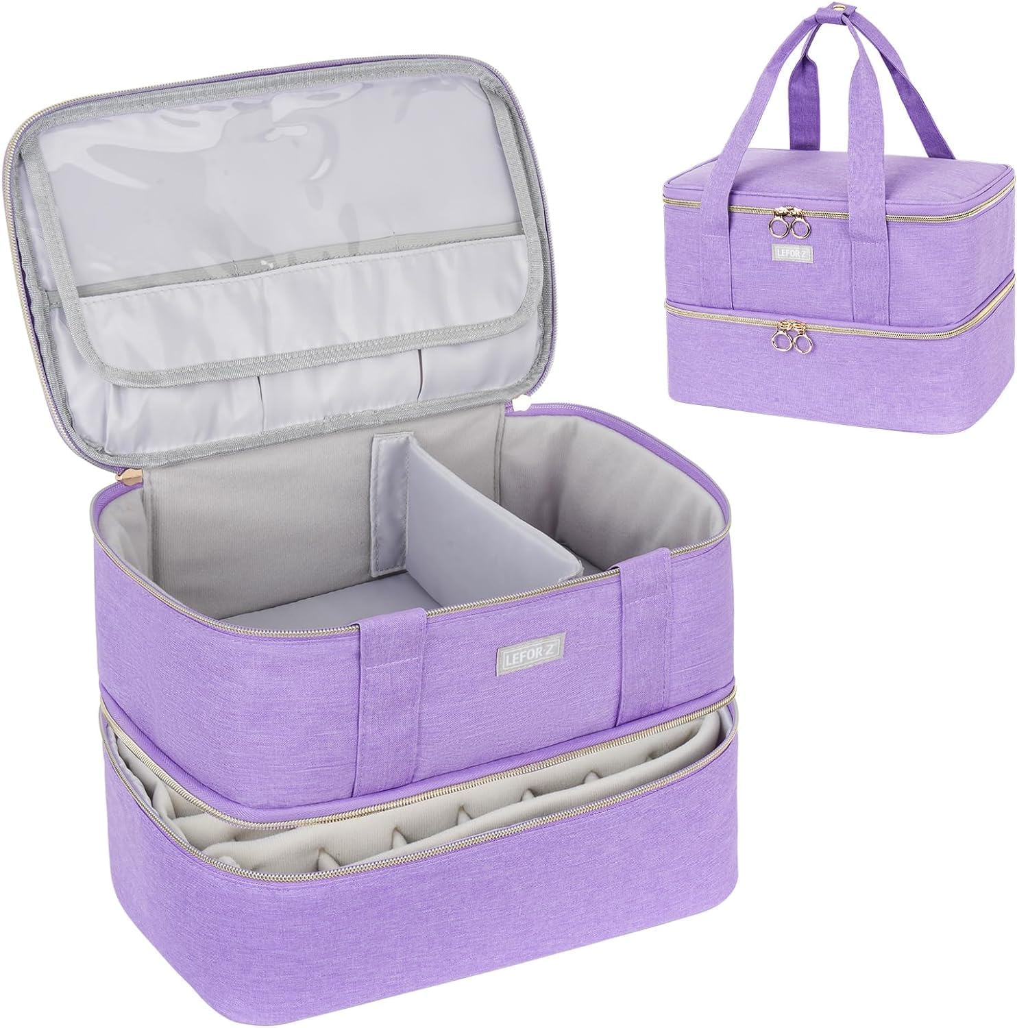 Detalle de LEFOR·Z Nagellack Aufbewahrung Tasche