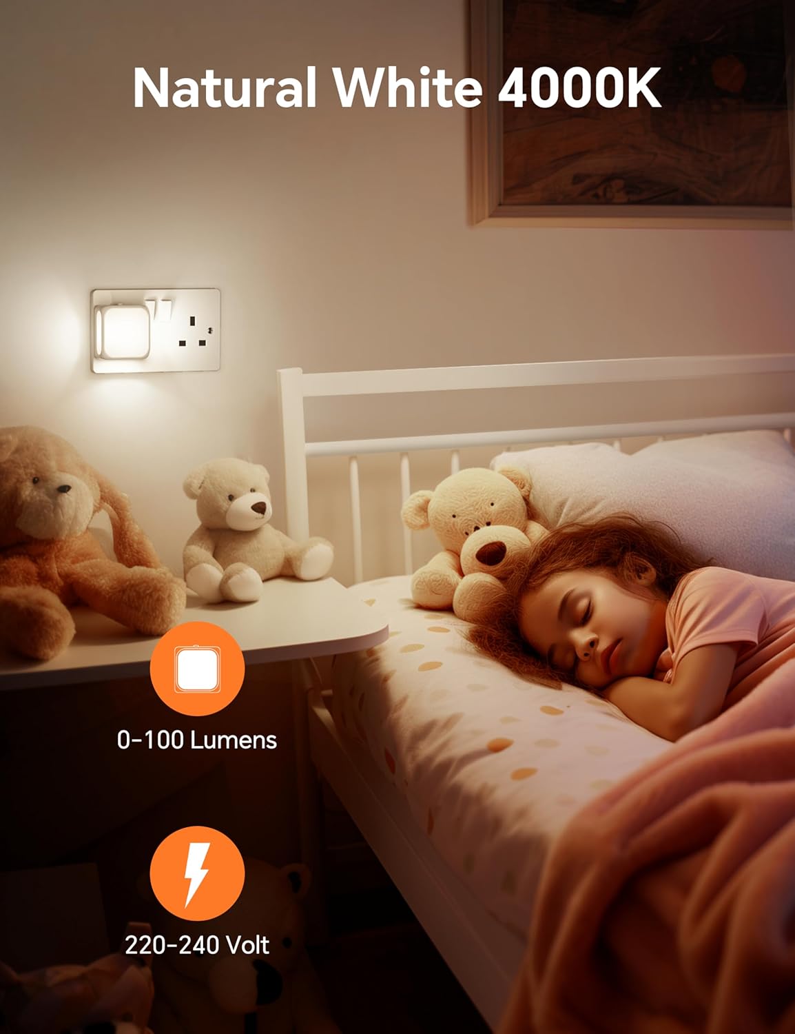 Thumbnail 5 de PURSNIC Night Light Plug in Wall 4000K