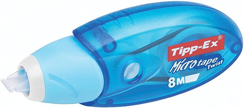 Detalle de Tipp-Ex Micro Tape Twist Korrekturroller – 8 m x 5 mm, 10er Pack mit Twist-Schutzhülle