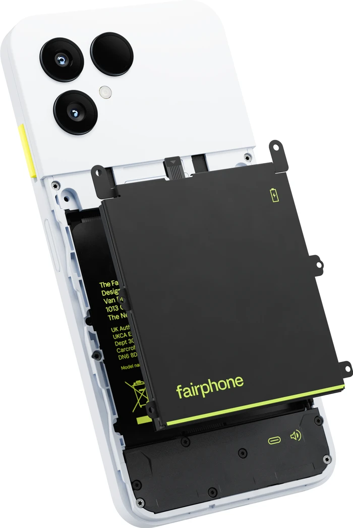Thumbnail 40 de Fairphone 6 256 GB Weiß (5G) mit Komplettes Zubehörset – selbst reparierbares Smartphone