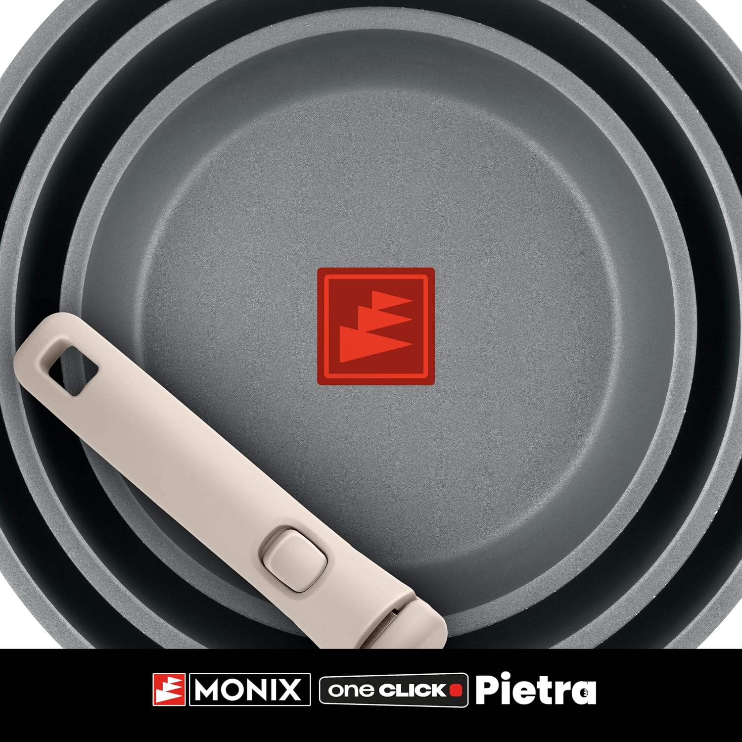 Thumbnail 9 de MONIX One Click Pietra | Set 8 piezas, Antiadherente