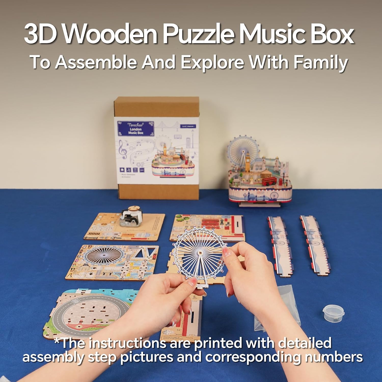 Thumbnail 4 de Tonecheer London Music Box 111-piece Puzzle