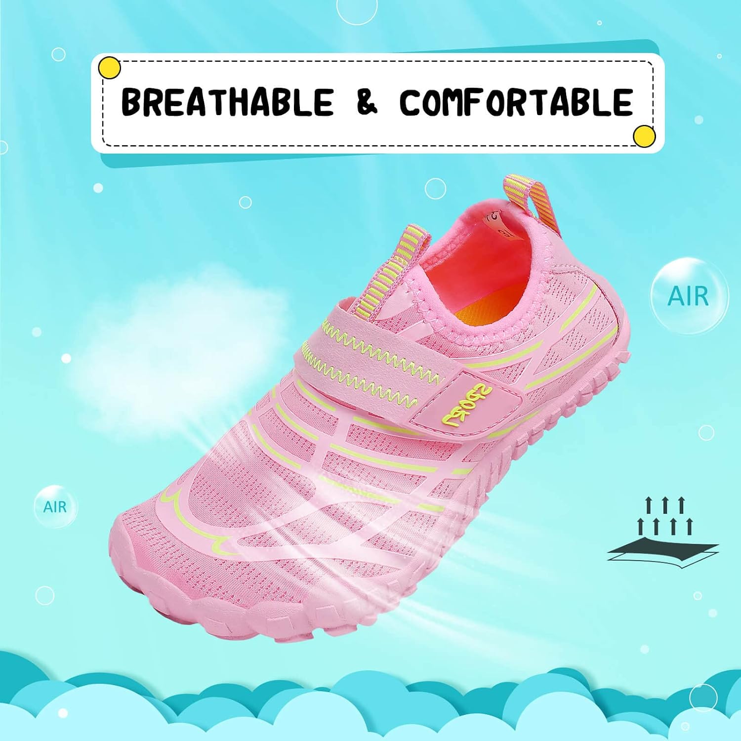 Thumbnail 5 de Water Shoes for Kids: All-Round Aqua Trainers for Beach, Pool and Outdoor Fun