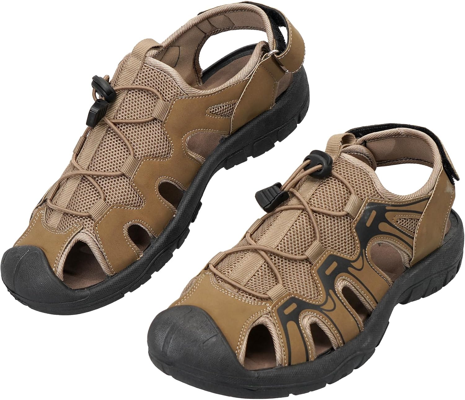 Detalle de JOMIX MOX260380 herensandalen met antislipzool en verstelbare koordsluiting