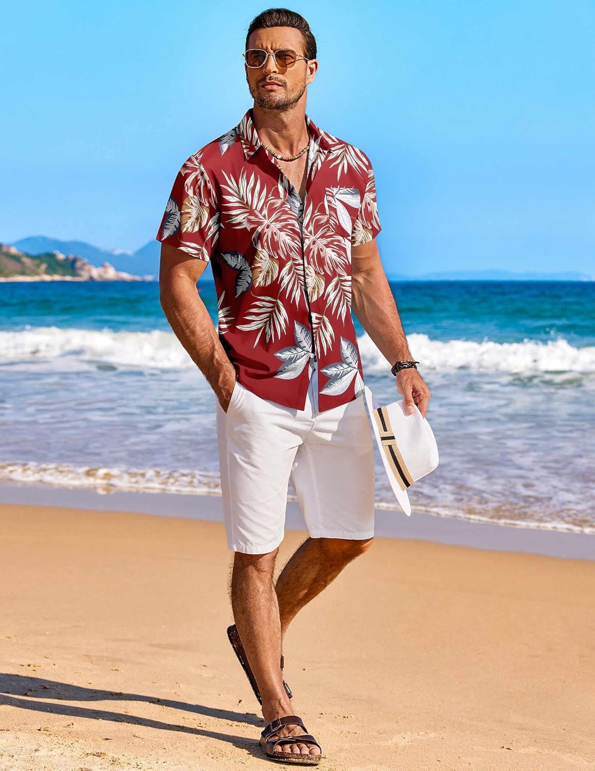 Thumbnail 3 de COOFANDY Hawaiian Shirt Short Sleeve 🌺